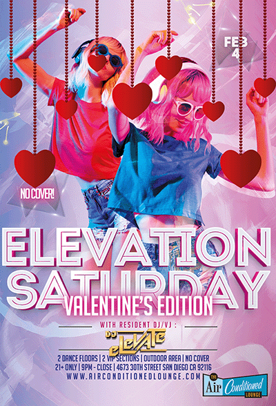 Elevation Saturdays at The Air Conditioned Lounge