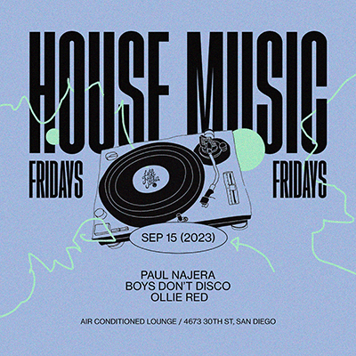 House Music Fridays at The Air Conditioned Lounge